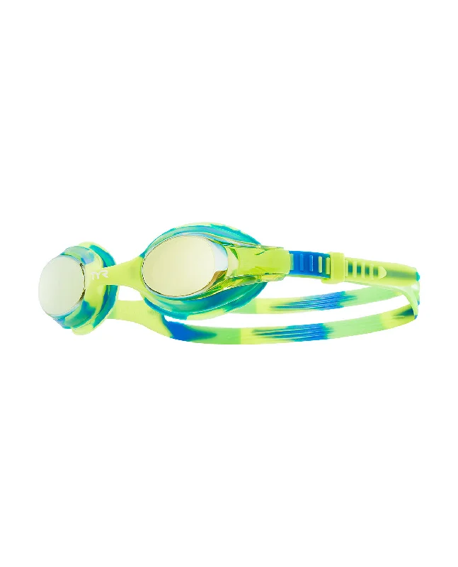 TYR Kids' Mirrored Swimple Goggles - Tie Dye