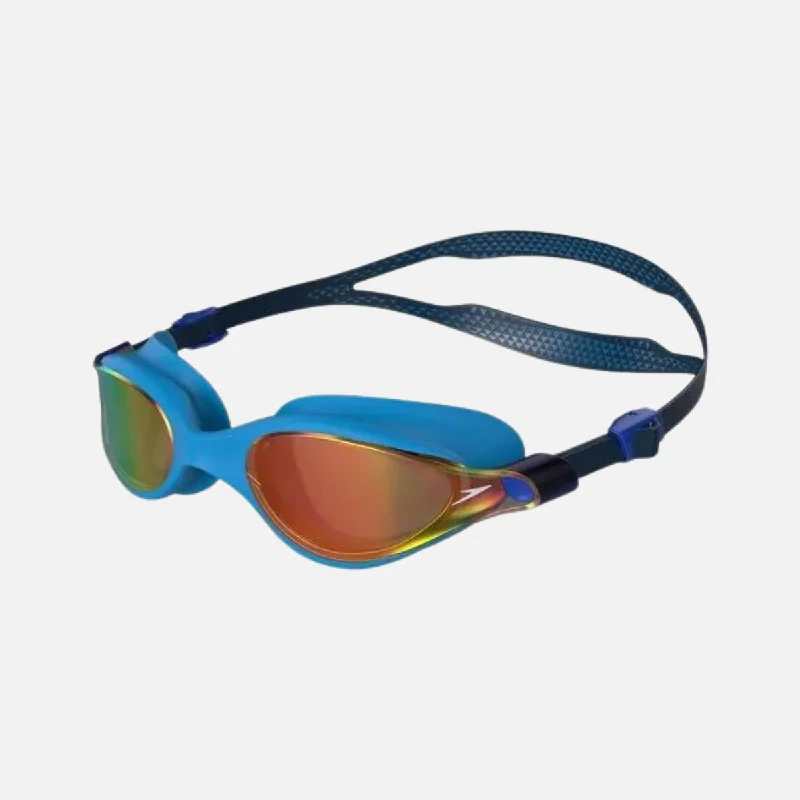 Speedo Vue Mirror Adult Swim Goggles -Blue/Gold