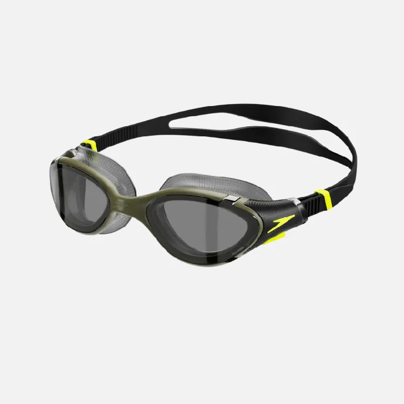 Speedo Biofuse 2.0 Polarised Adult Goggles -Dark Green/Yellow