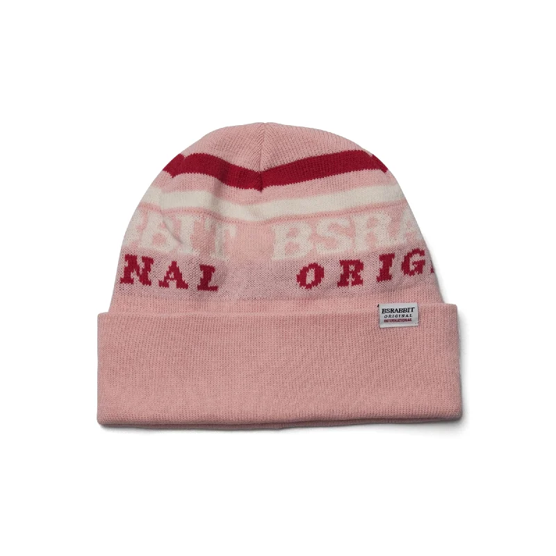 LOGO OLD SCHOOL BEANIE PINK RED