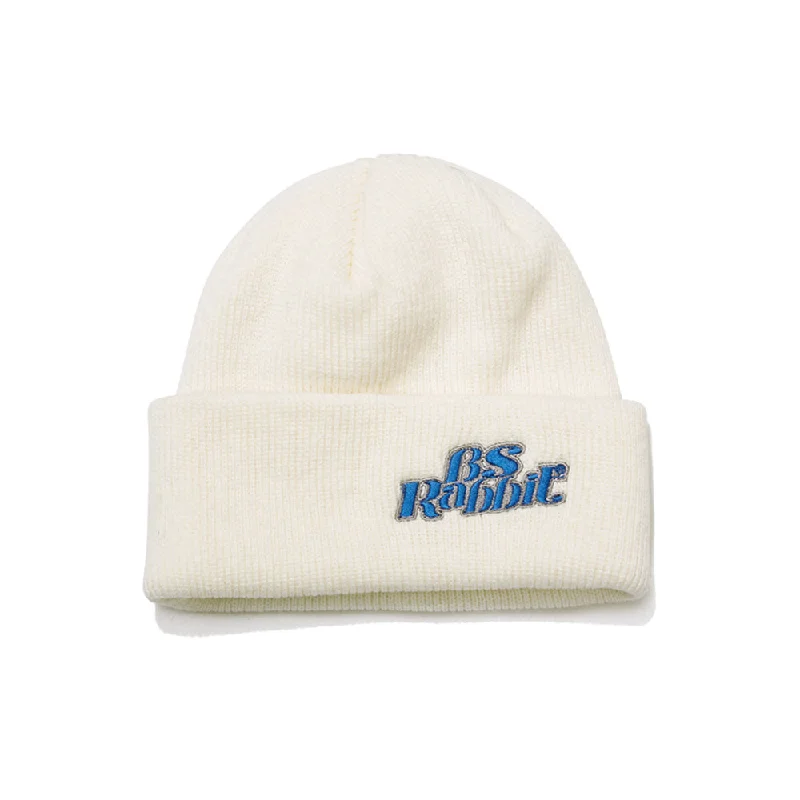 BS LOGO BEANIE WHITE