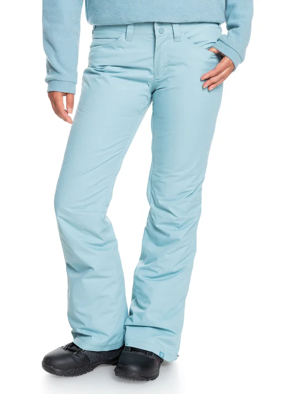 Roxy Backyard Womens Pants Stone Blue