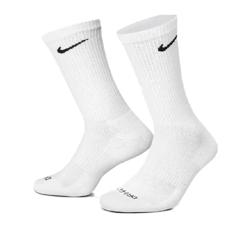 Nike Everyday Plus Crew Cushioned 6-Pack - White/Black