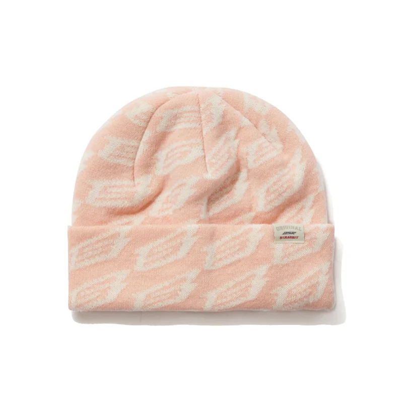 NEW B LOGO BEANIE PINK