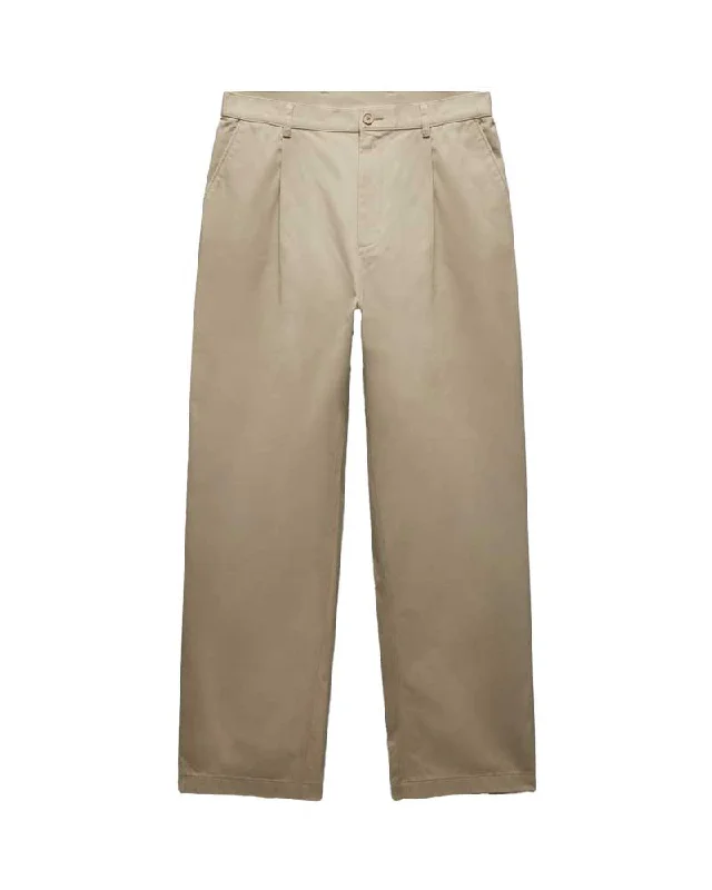 Reigning Champ Woven Cotton Chino Sophmore Pant Sand