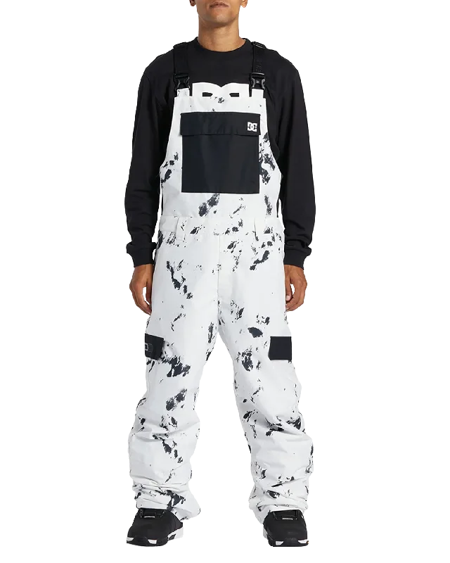 DC Docile Technical Snow Bib Pants - Snow Camo