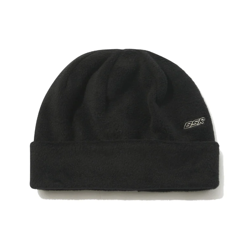 SOFT FUR BEANIE BLACK