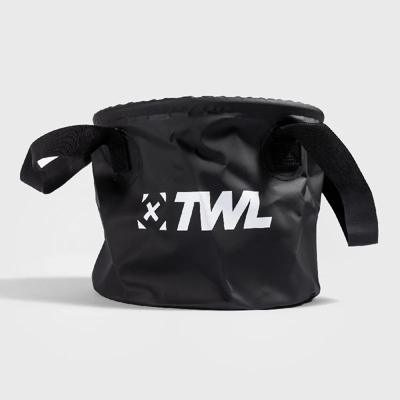 TWL - COLLAPSIBLE CHALK BUCKET - BLACK