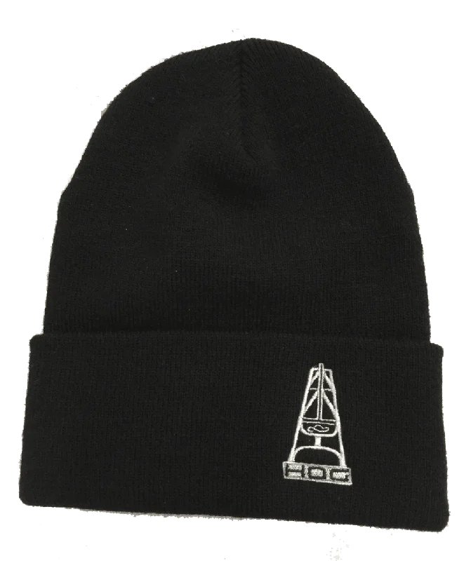 "HOG" Black Oil Rig Beanie