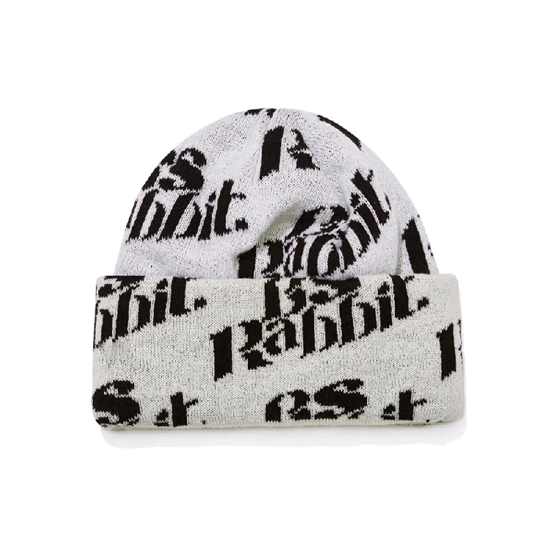 BS PAT BEANIE WHITE