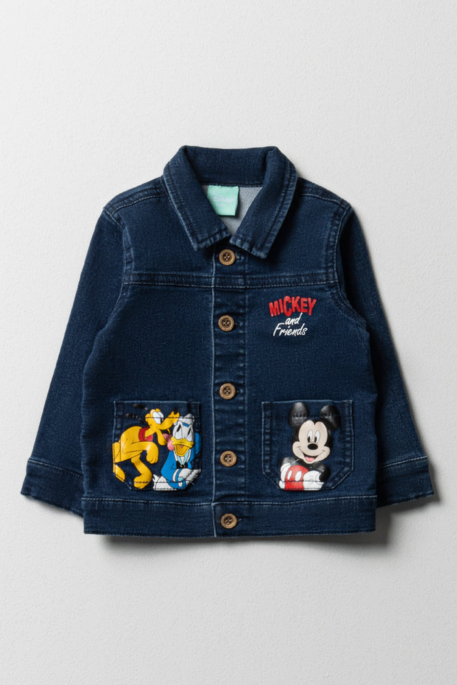 Mickey Mouse Denim Jacket Indigo