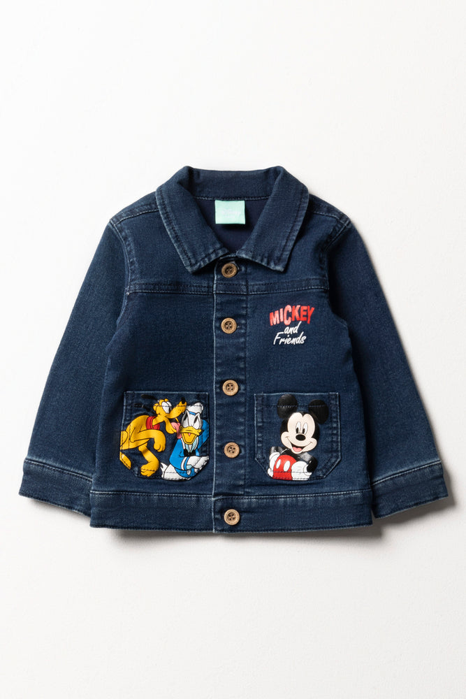 Mickey Mouse & Friends Denim Jacket Dark Blue