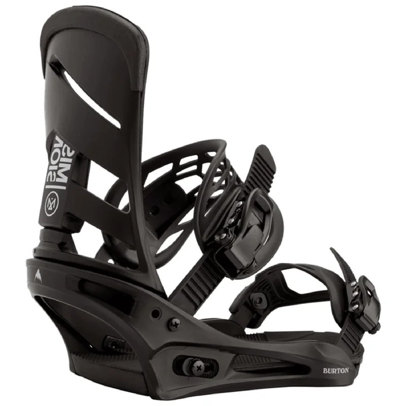 Burton Men's Mission Re:Flex Snowboard Bindings 2025 Black