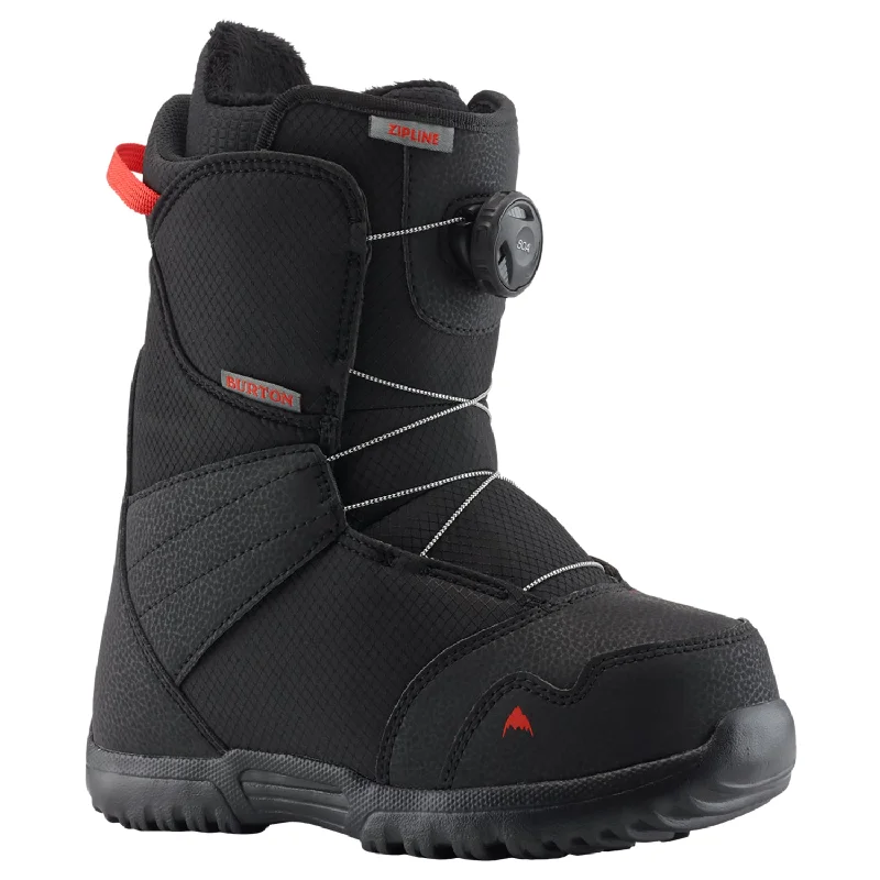 Burton Kids Zipline BOA Snowboard Boots Black