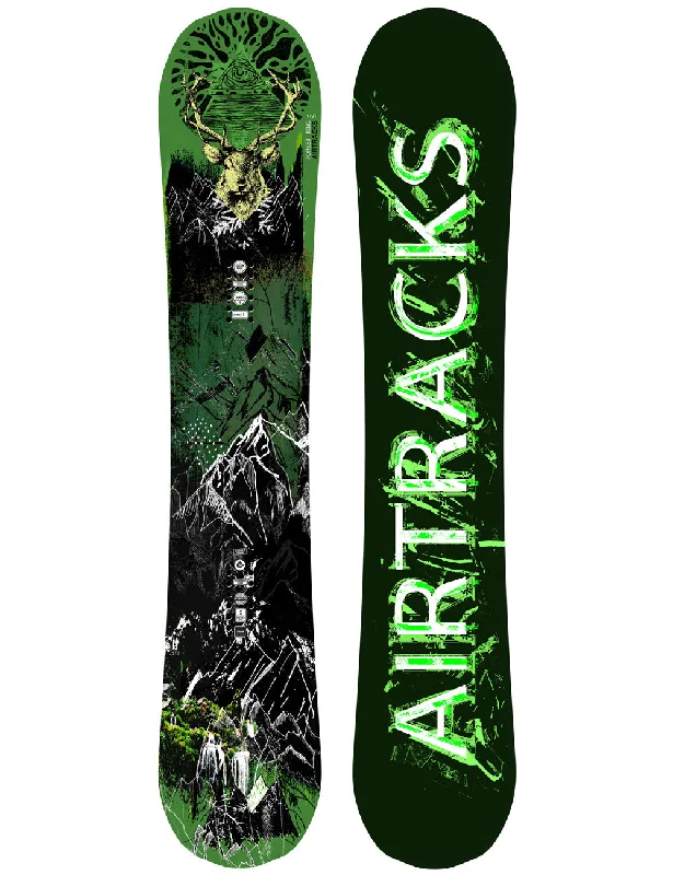 Herren Snowboard Forest King Carbon Hybrid Rocker Setprodukt