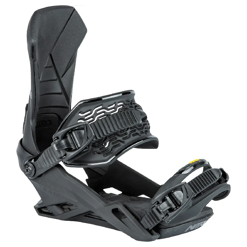 Nitro Men's Team Snowboard Bindings 2025 Ultra Black