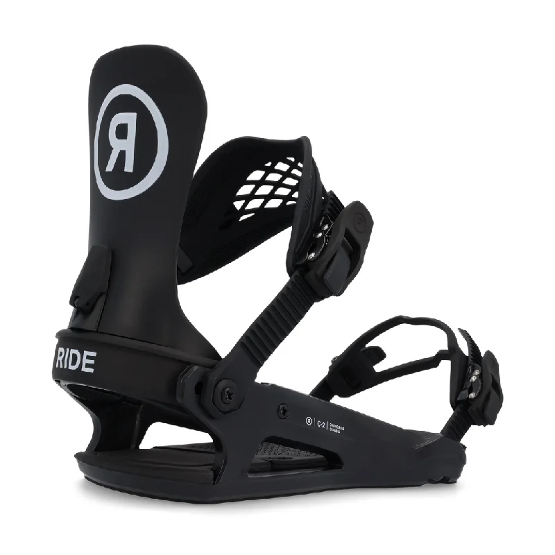 Ride Men's C-2 Snowboard Bindings 2025 Black