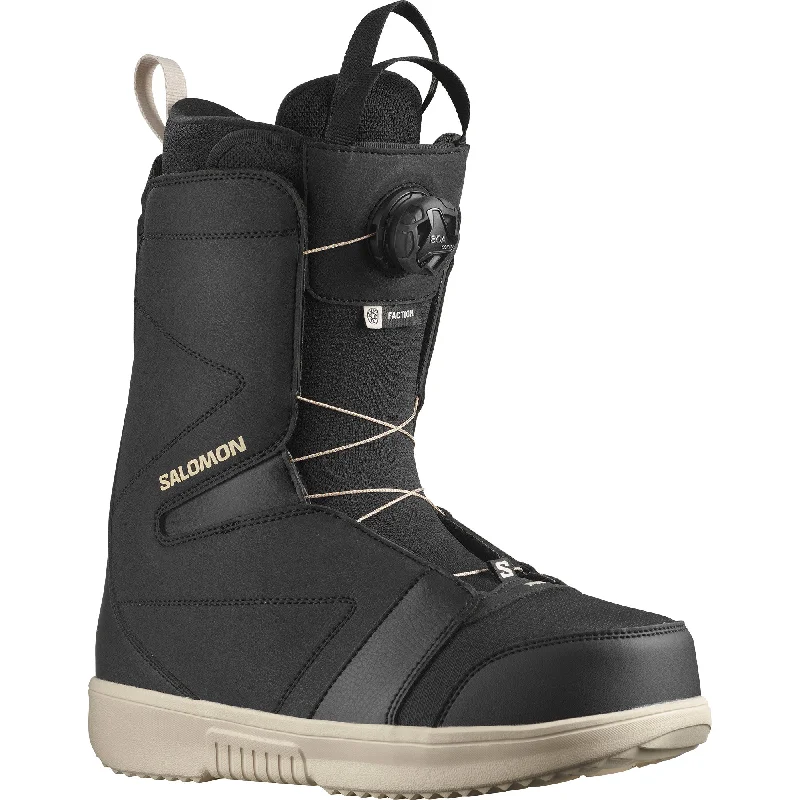 Salomon Faction BOA Snowboard Boots Black/Black/Rain