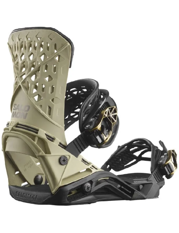 Salomon Highlander Snowboard Binding 2024 | Pale Khaki