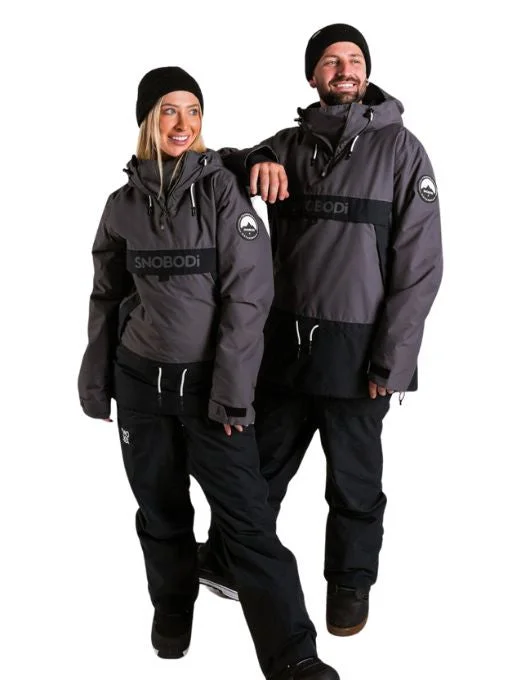 Snobodi Wildland Snowboard Jacket Charcoal | 2024