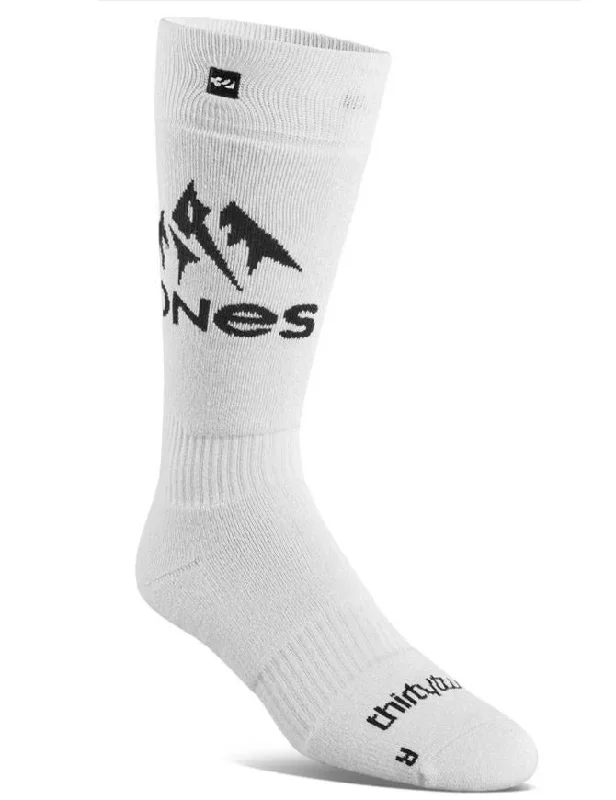 ThirtyTwo X Jones Snowboards Merino ASI Snowboard Sock | Grey