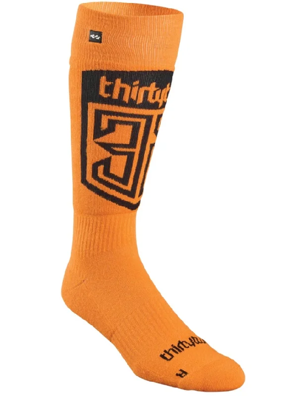 ThirtyTwo M's Slush Snowboard Sock 2025 | Orange