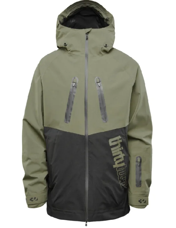 ThirtyTwo TM-3 Men's Snowboard Jacket 2025 | Black/Olive