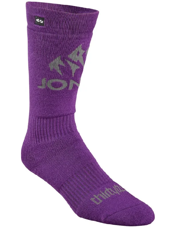 ThirtyTwo W's Jones Merino ASI Snowboard Sock 2025 | Deep Purple