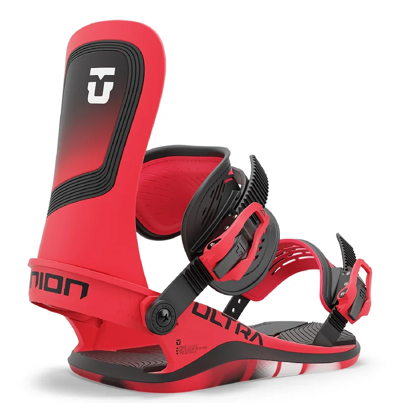 Union Ultra Men's Snowboard Bindings Hot Red