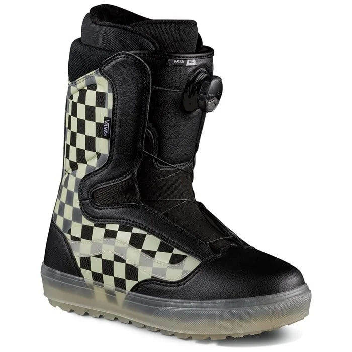 Vans Aura OG Snowboard Boots Checkerboard Glow