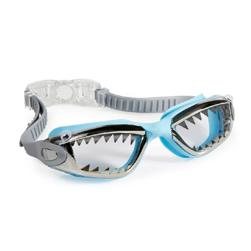 Baby Blue Tip Jaws Kids' Swim Goggles