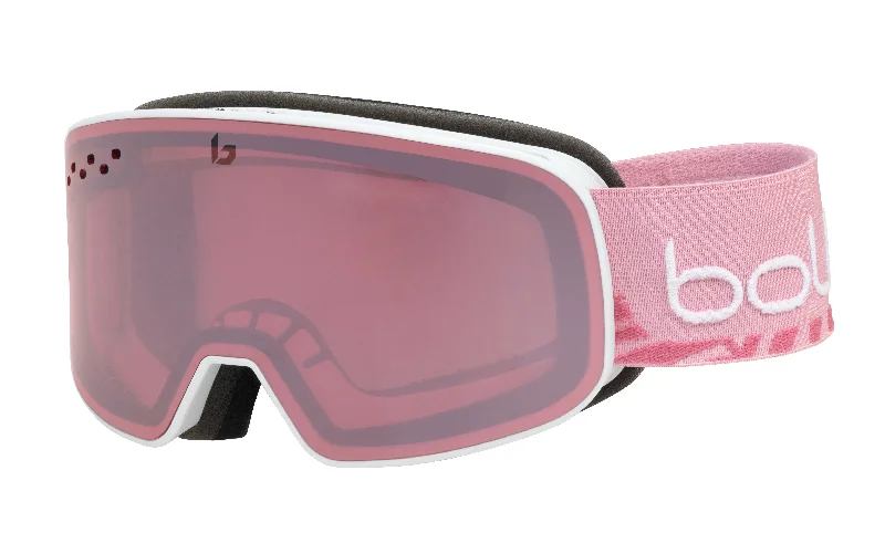 Matte White Pink with Vermillion Gun Lens - DISCONTINUED