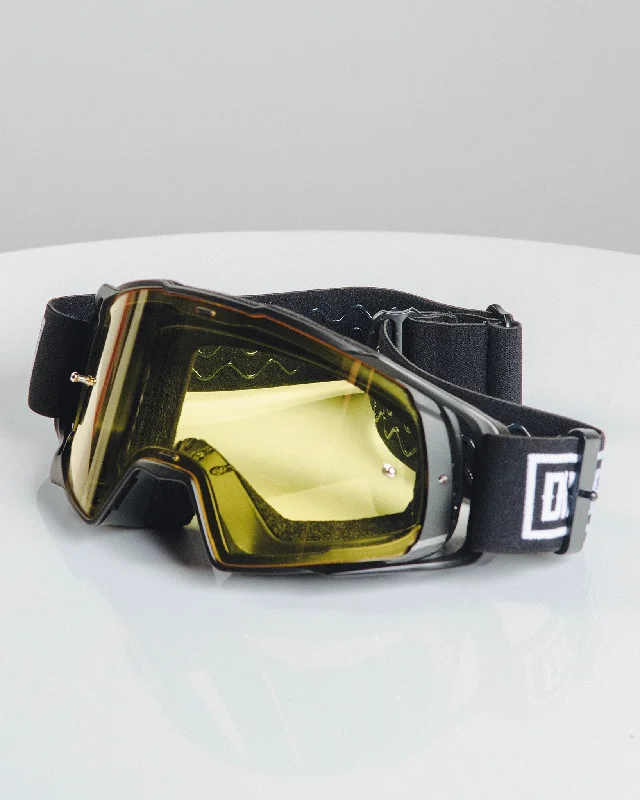 Contender MX Goggles Sand - Black & White / Yellow Lens