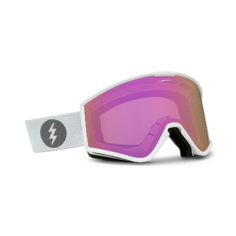 Electric EK1 Goggles - Matte White / Pink Chrome