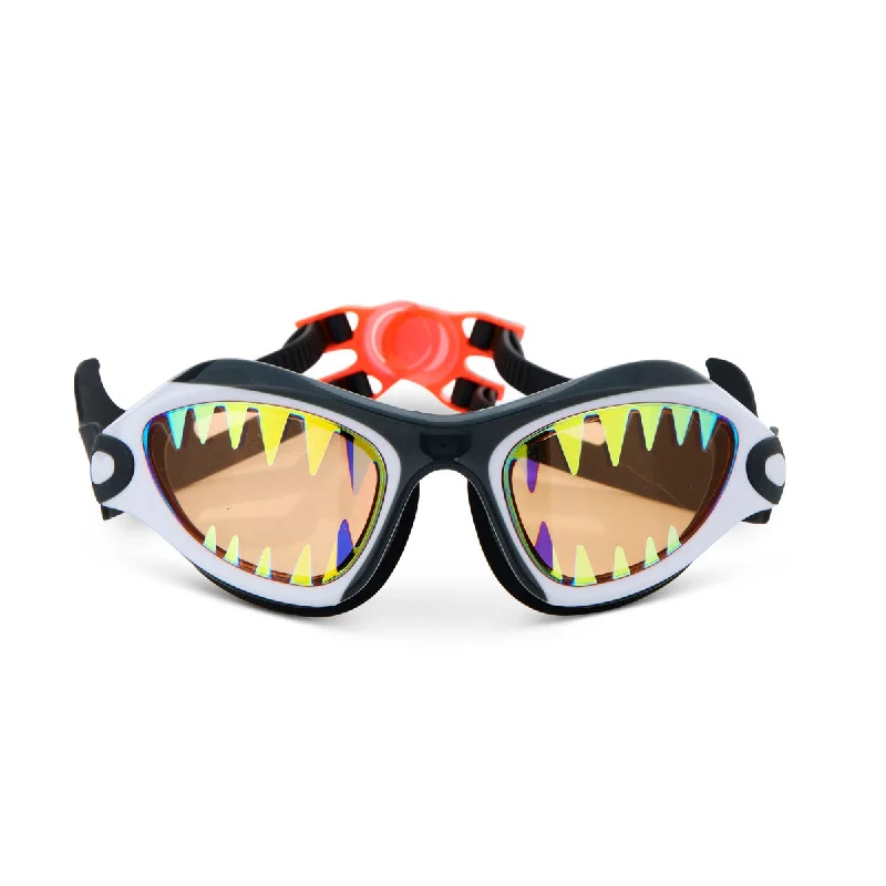 Great Bite White Megamouth Kid's Swim Goggles