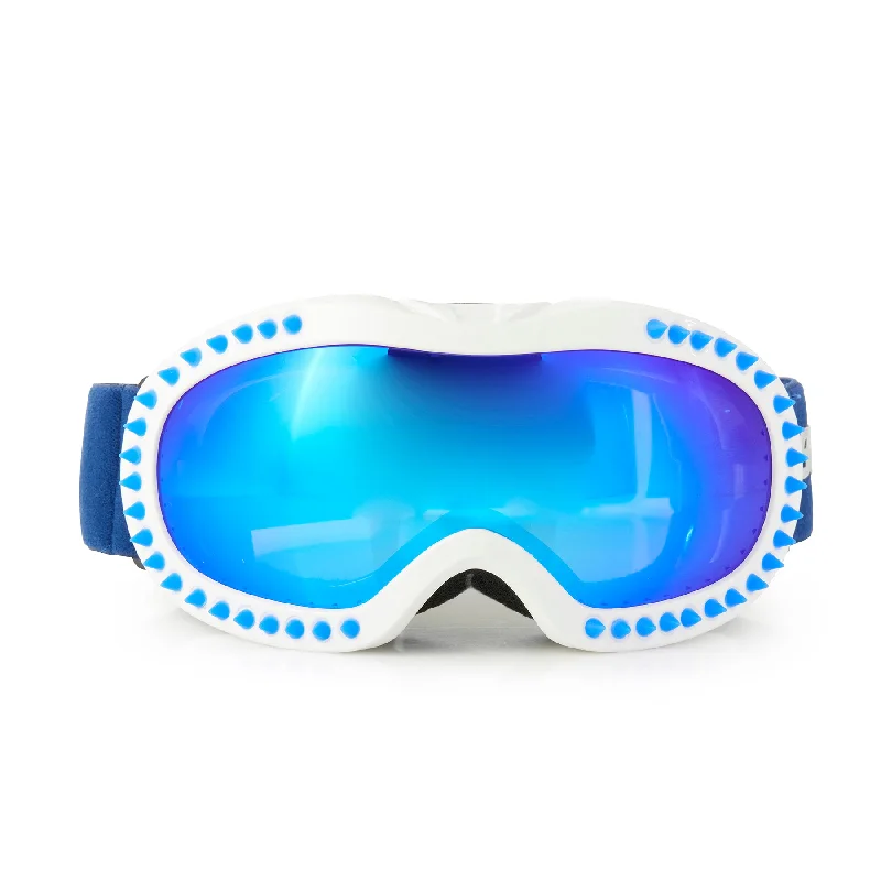 Icicle in White Kids' Ski Goggles