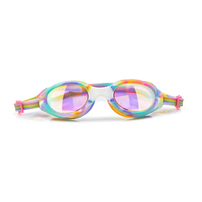 Neapolitan Swirl Taffy Girl Kids' Swim Goggles