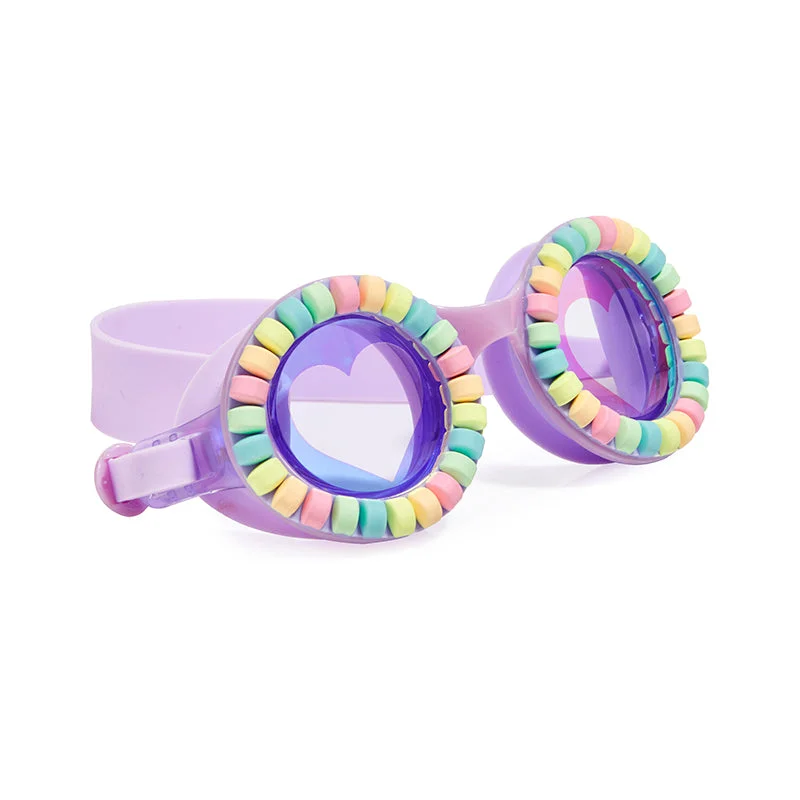 Lovely Lilac Pool Jewel Kids' Swim Goggles