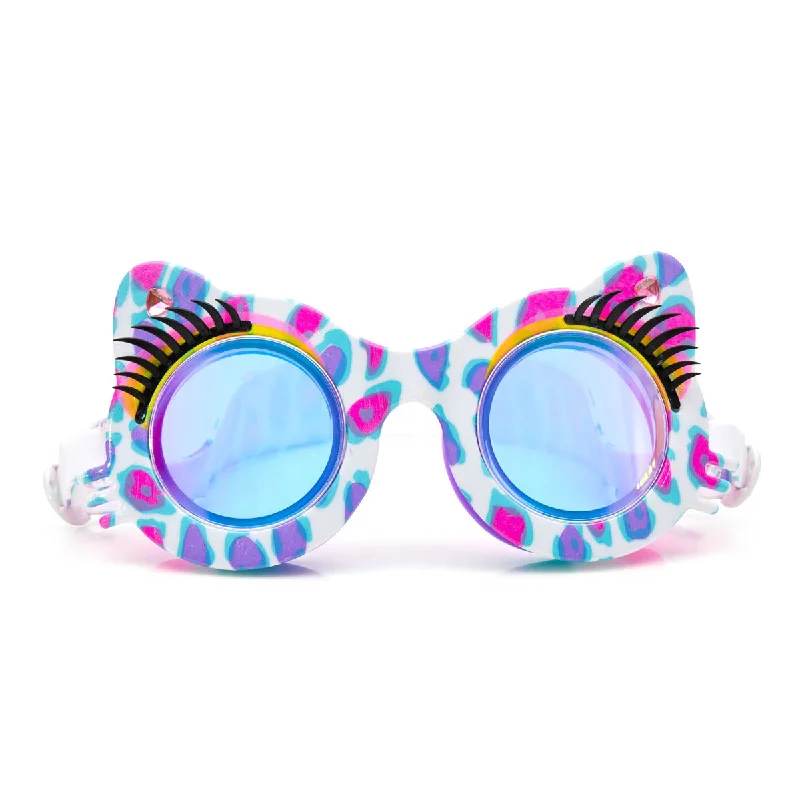 Purple Patches Savvy Cat Kids' Swim Goggles