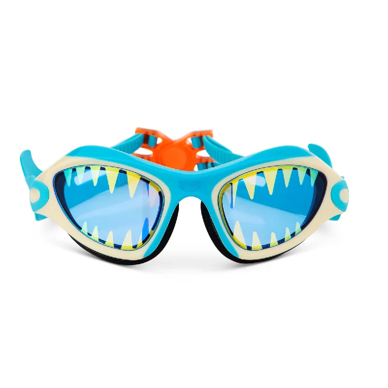 Shark Tooth White Megamouth Kids' Swim Goggles