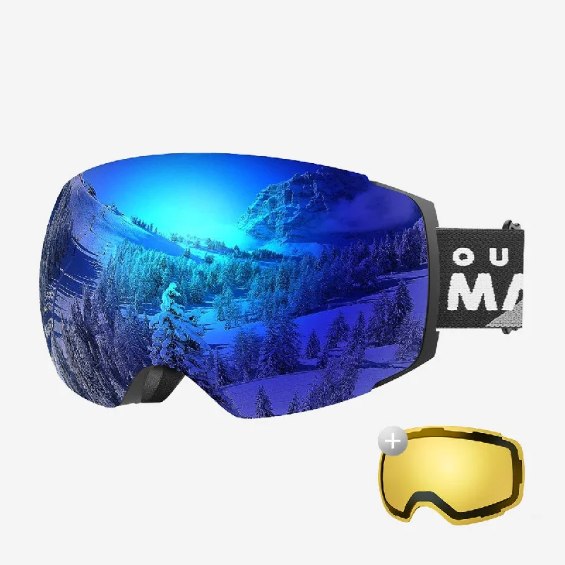 Black-Grey Frame VLT 15% Blue Lens +VLT 75% Polarized Yellow Lens