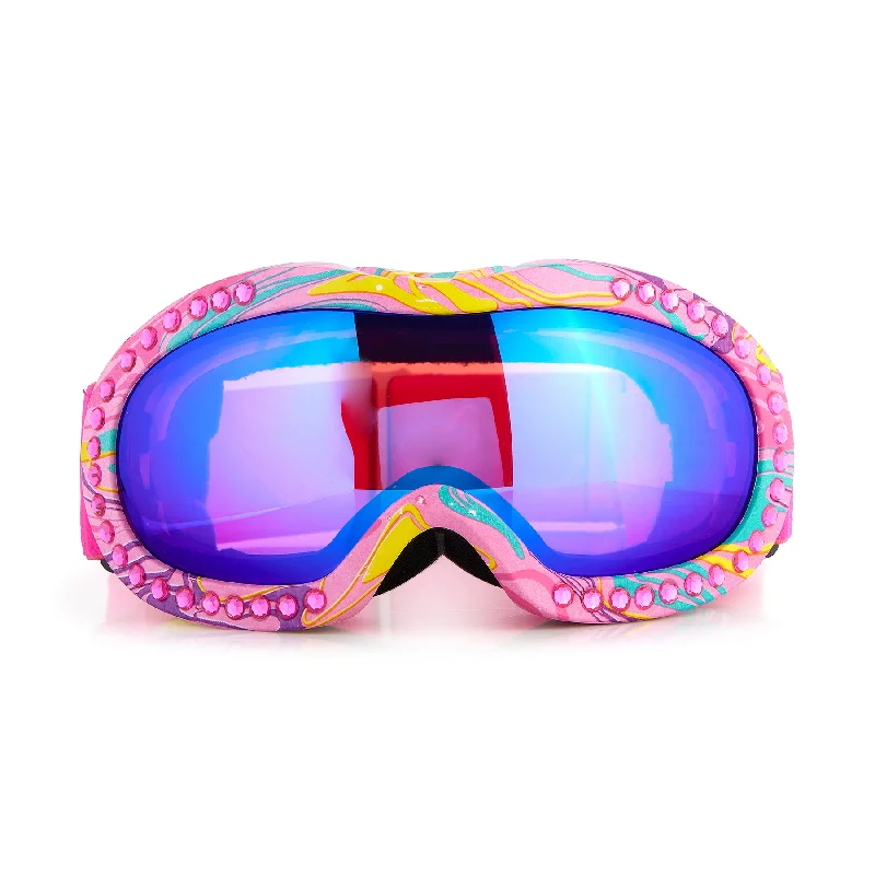 Swirls of Taffy Kids' Ski Goggles