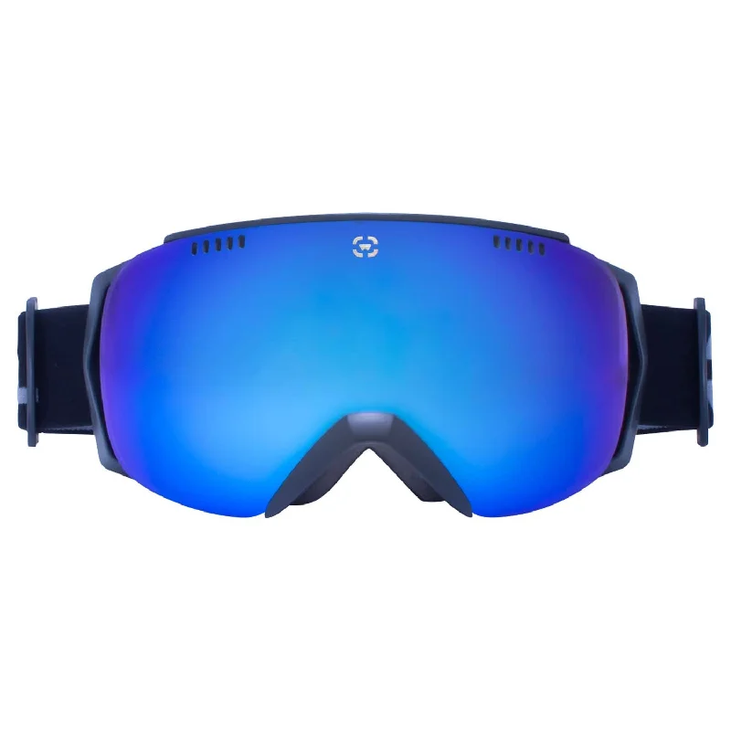 Winterial Frameless Ski & Snowboard Goggles with Case